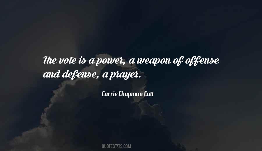 Defense And Offense Quotes #1370162