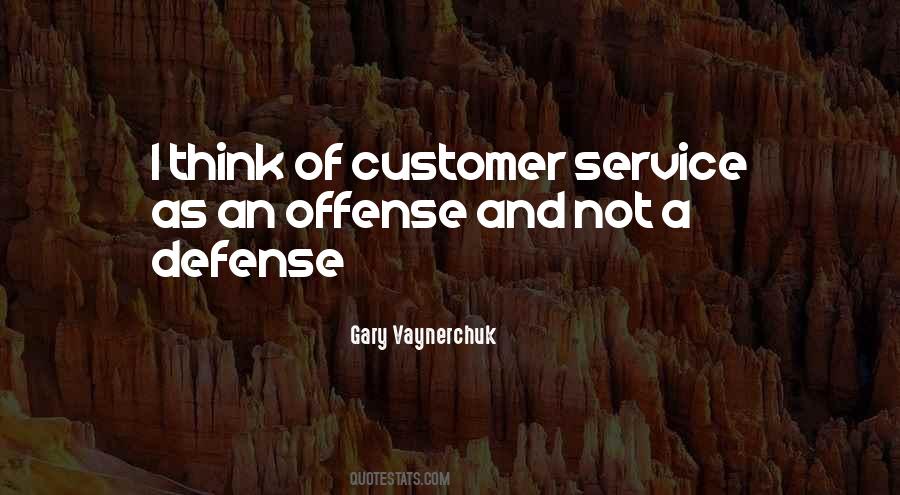 Defense And Offense Quotes #1455496