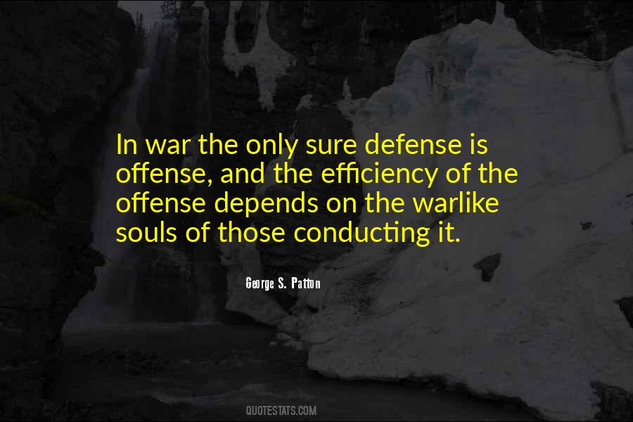 Defense And Offense Quotes #880369