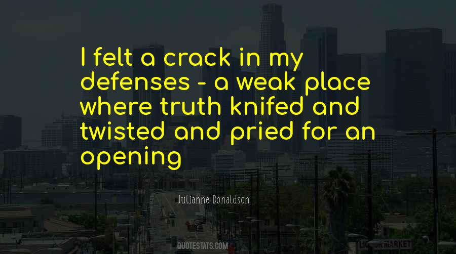 Defenses Up Quotes #13533