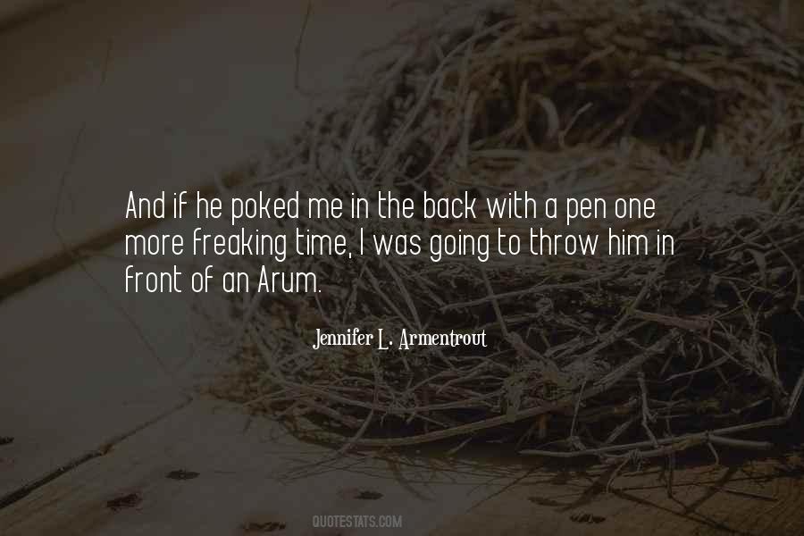 Throw Me Back Quotes #808651