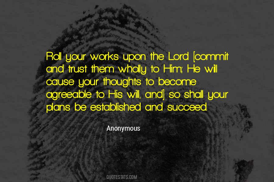 Lord Plans Quotes #1705958