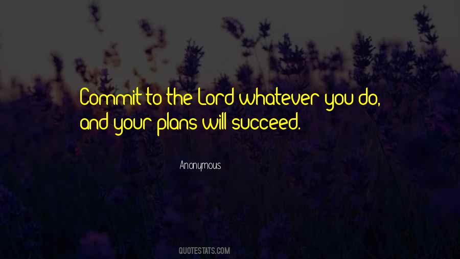 Lord Plans Quotes #457024