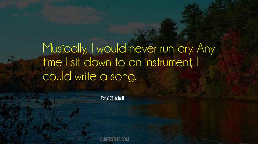Never Run Dry Quotes #1415479
