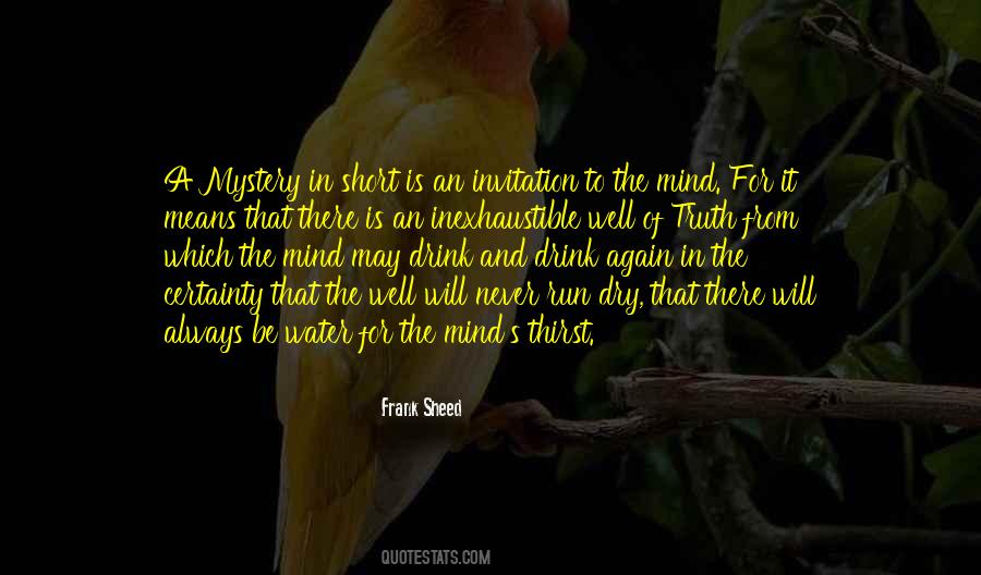Never Run Dry Quotes #1683993