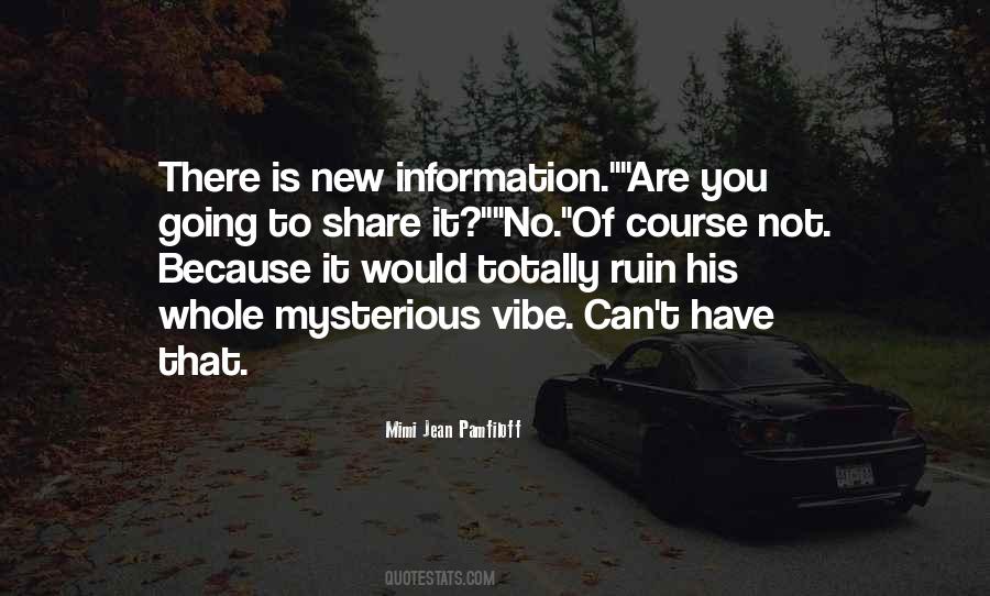 His Vibe Quotes #1513446