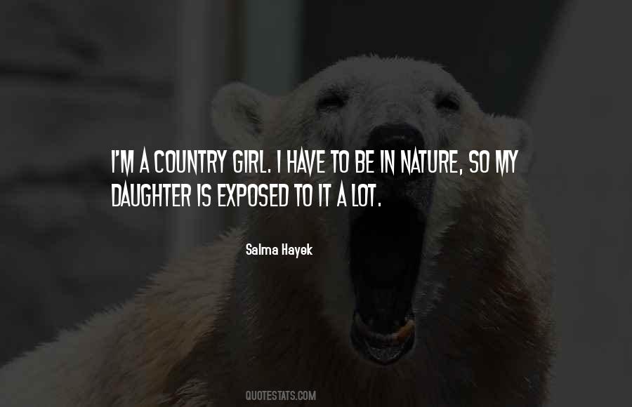 Girl Country Quotes #1234545