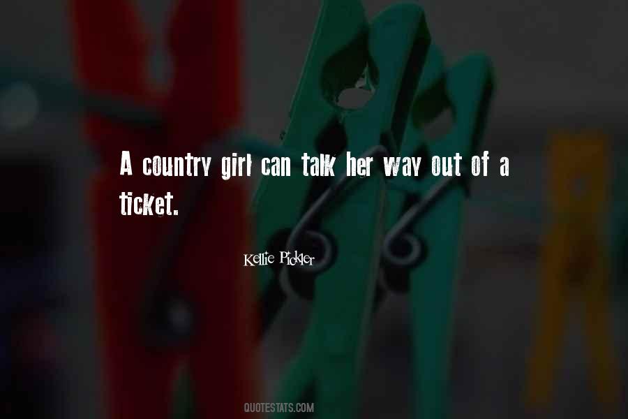 Girl Country Quotes #1508523