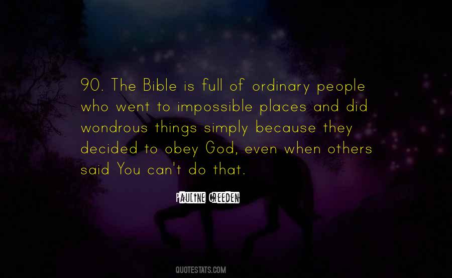 Nothing Is Impossible With God Bible Quotes #1595599
