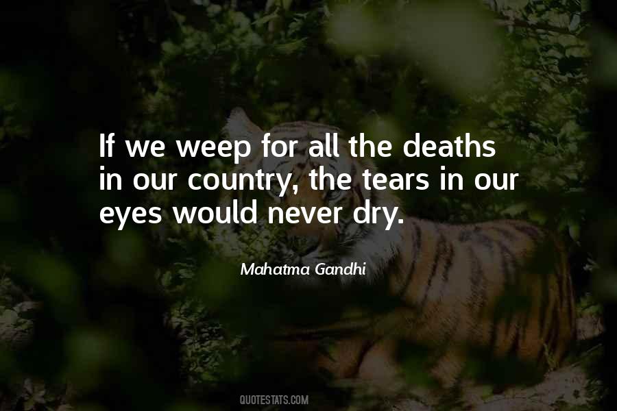 Mahatma Gandhi Death Quotes #1155534