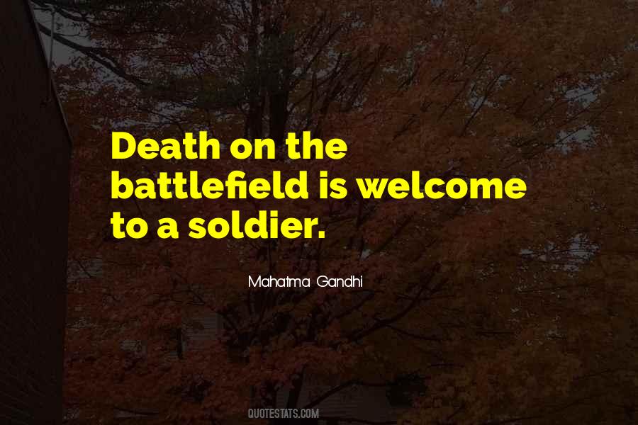 Mahatma Gandhi Death Quotes #521393