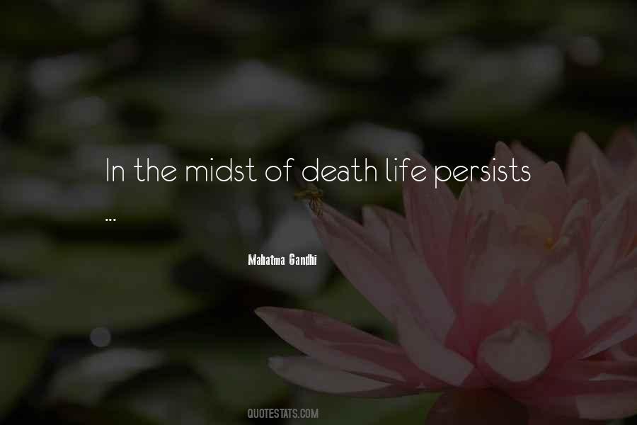 Mahatma Gandhi Death Quotes #955560