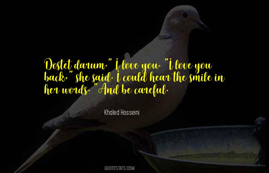 I Love You Back Quotes #1067599