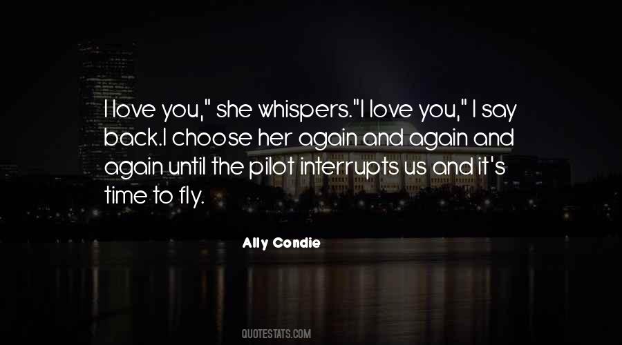 I Love You Back Quotes #1107586