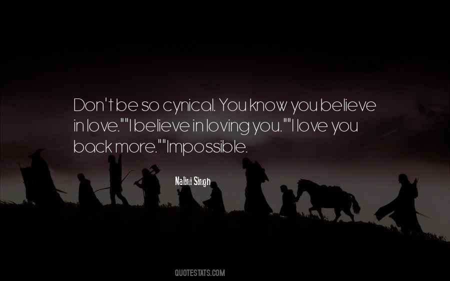 I Love You Back Quotes #571884