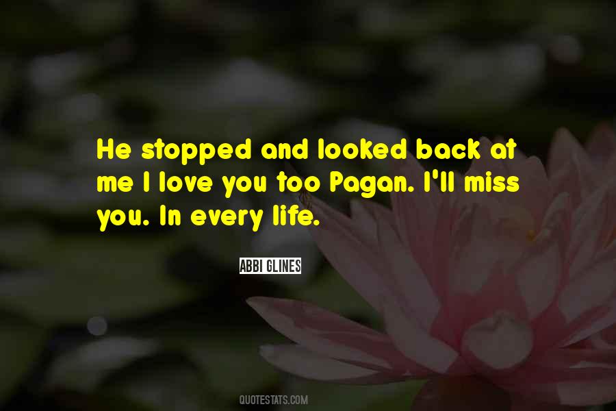 I Love You Back Quotes #675029