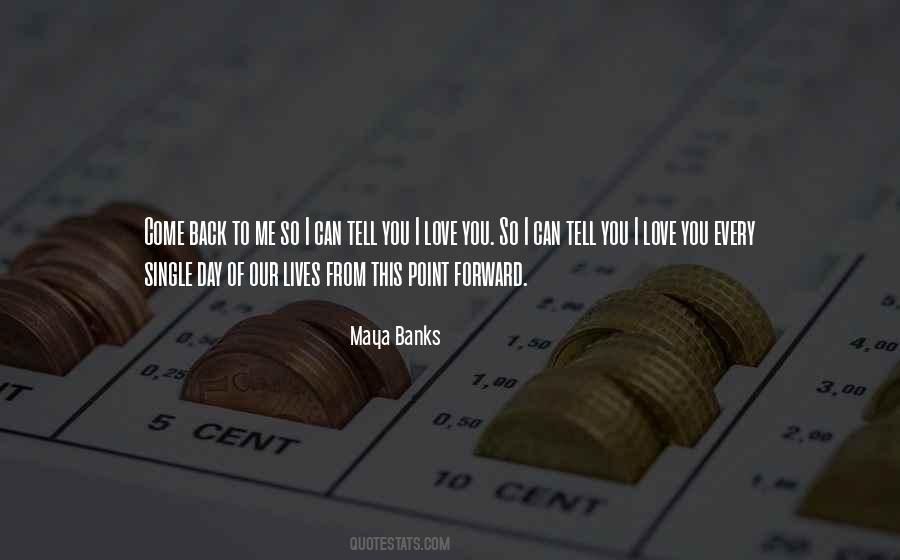 I Love You Back Quotes #817300