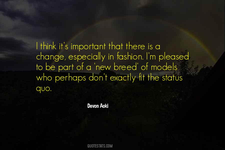 Be A Part Of Change Quotes #743721