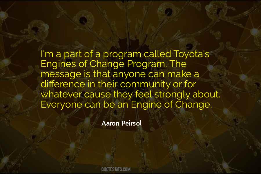 Be A Part Of Change Quotes #948945
