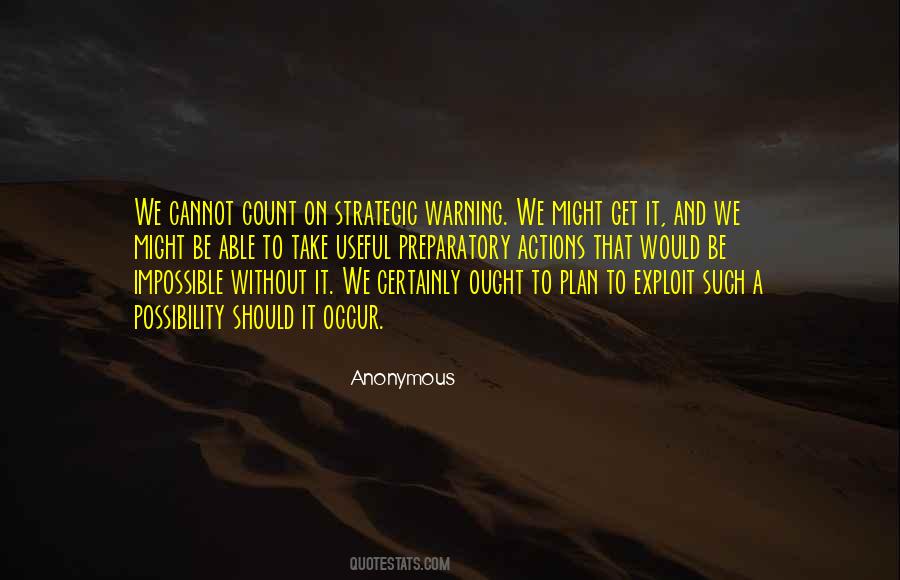 Best Strategic Plan Quotes #133594