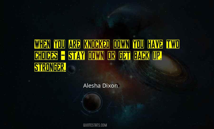 Get Knocked Down Quotes #1353032