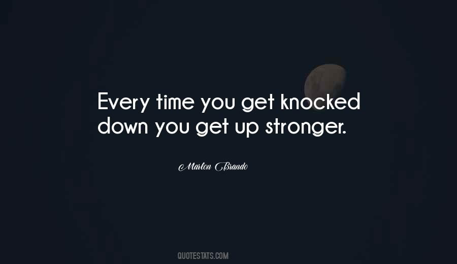 Get Knocked Down Quotes #1382109