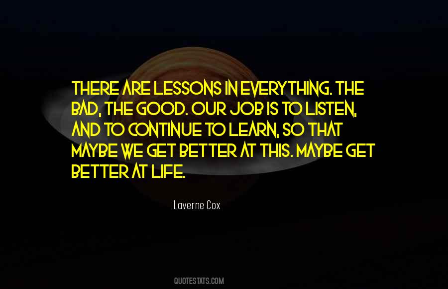 Learn Get Better Quotes #1189957