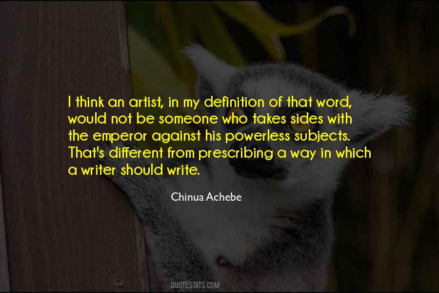 Definition Of An Artist Quotes #1410384