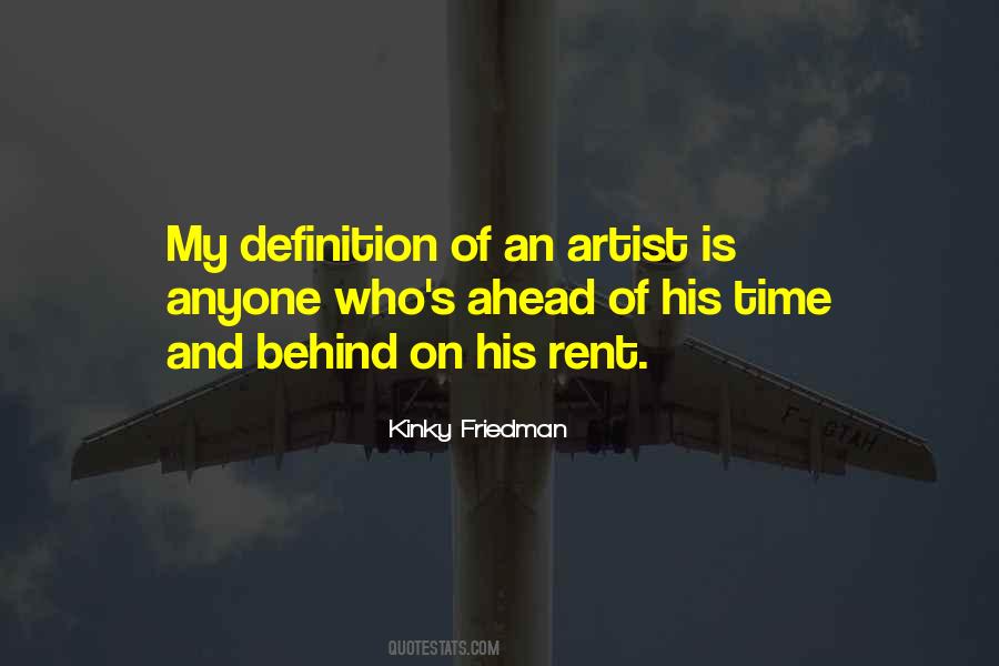 Definition Of An Artist Quotes #1750112
