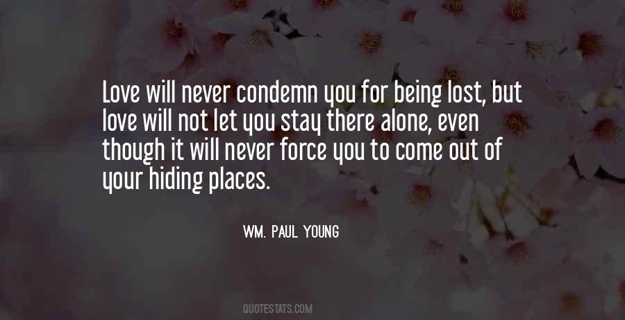 Being Alone Love Quotes #1578633