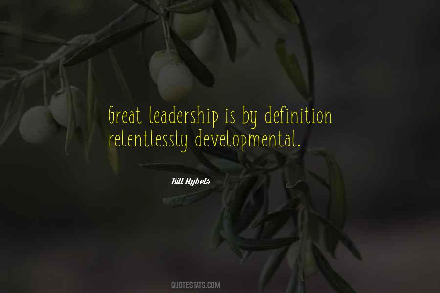 Definition Of Leadership Quotes #1123798