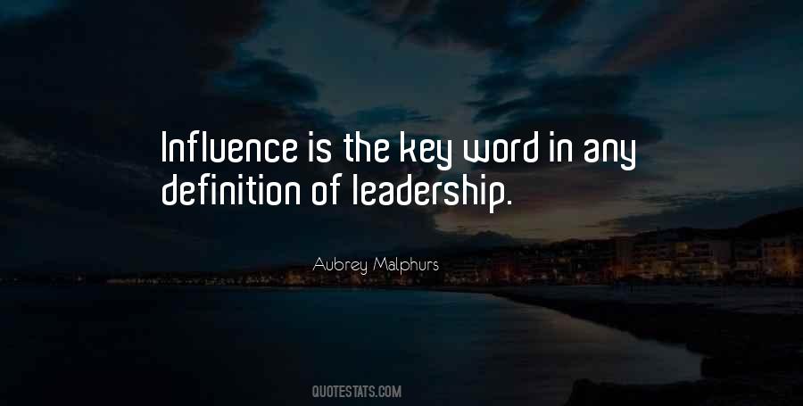 Definition Of Leadership Quotes #13025