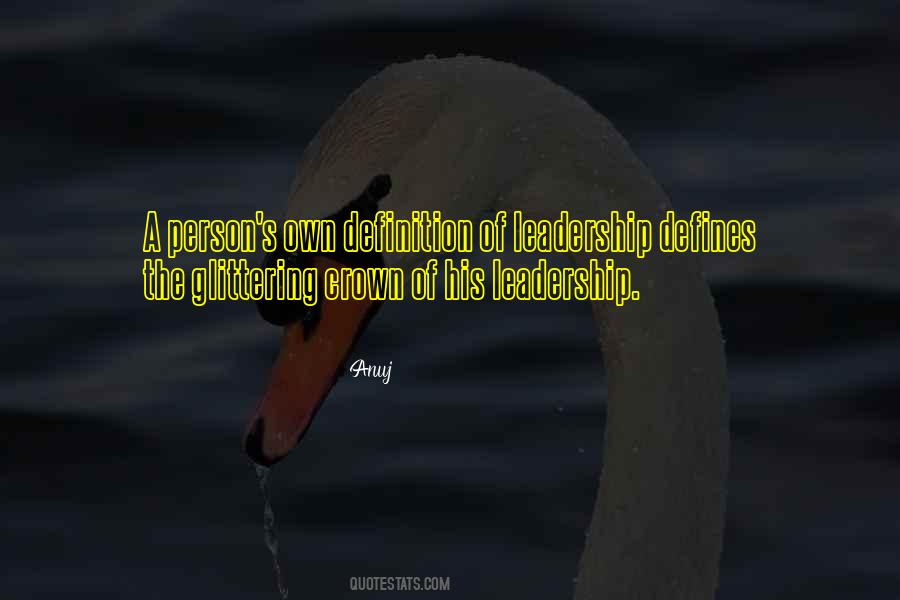 Definition Of Leadership Quotes #1830720