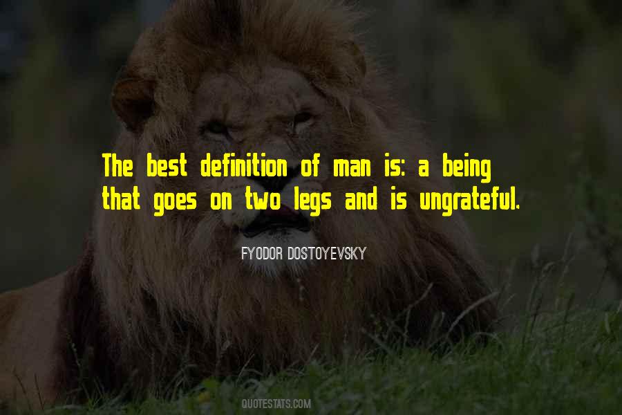 Definition Of Man Quotes #1416026