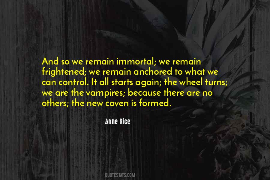 Anne Rice Vampire Quotes #1388447