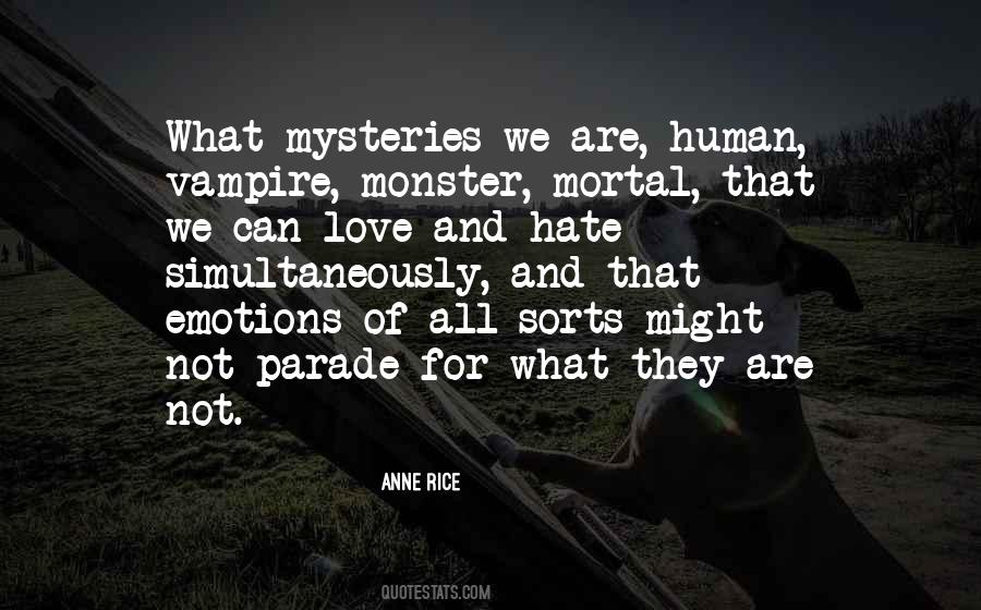 Anne Rice Vampire Quotes #1859552
