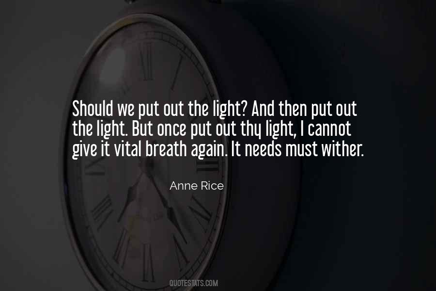 Anne Rice Vampire Quotes #317284