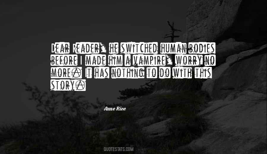 Anne Rice Vampire Quotes #731254