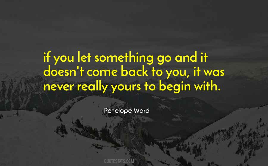 If You Come Back Quotes #441627