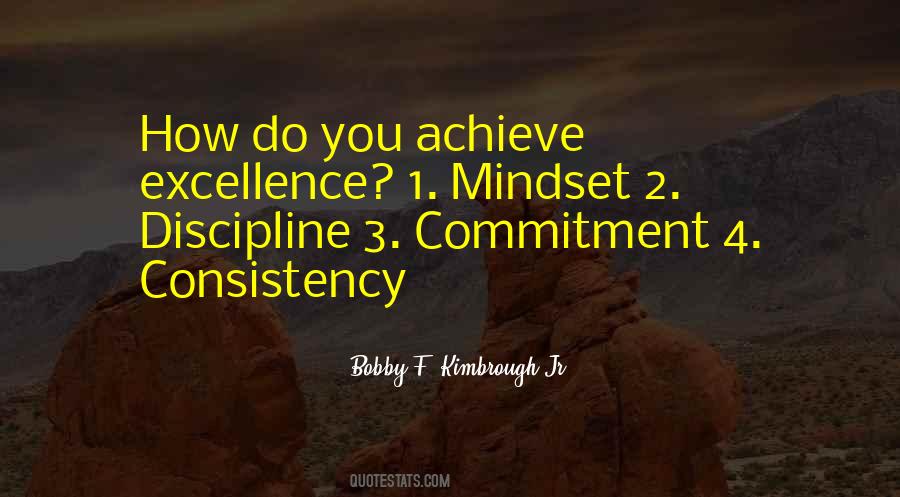 Excellence Discipline Quotes #312358
