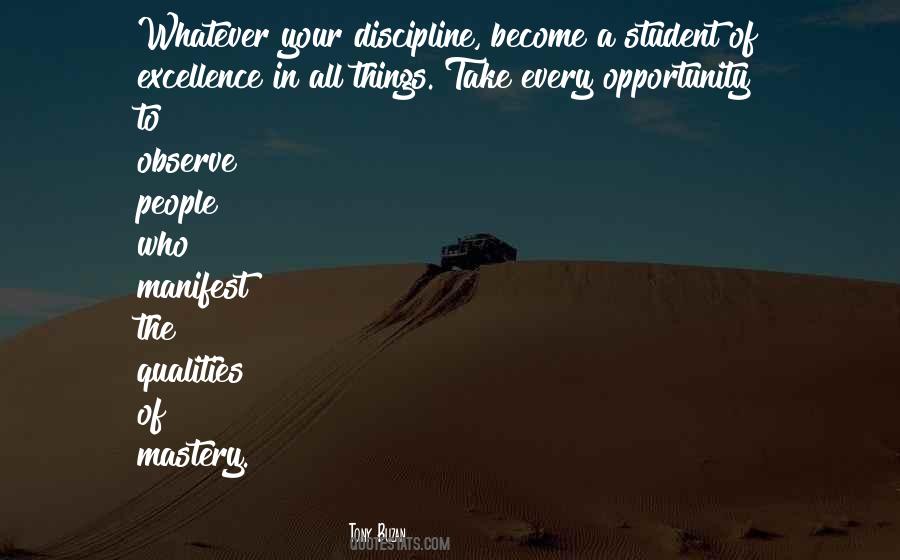 Excellence Discipline Quotes #992157