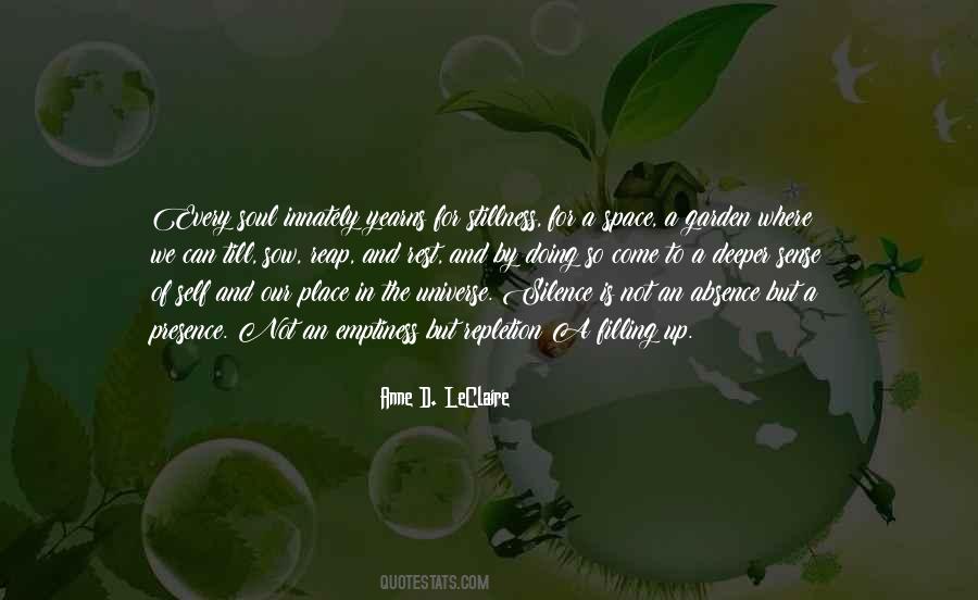 Silence And Stillness Quotes #1295007