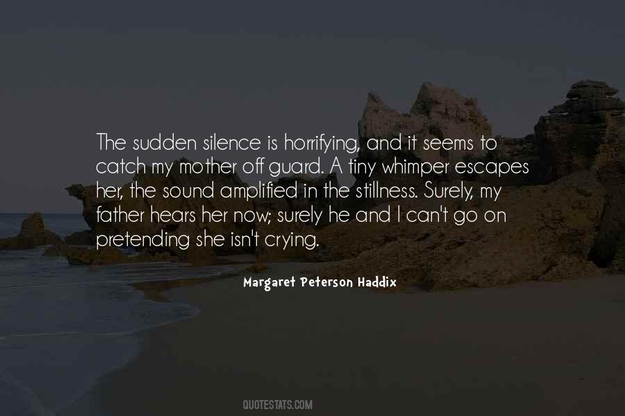 Silence And Stillness Quotes #1526023