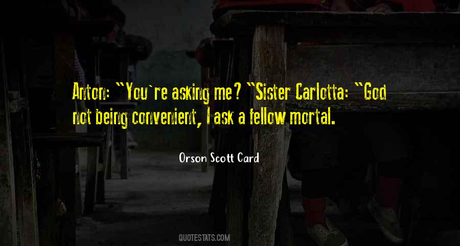Being Your Sister Quotes #1310001
