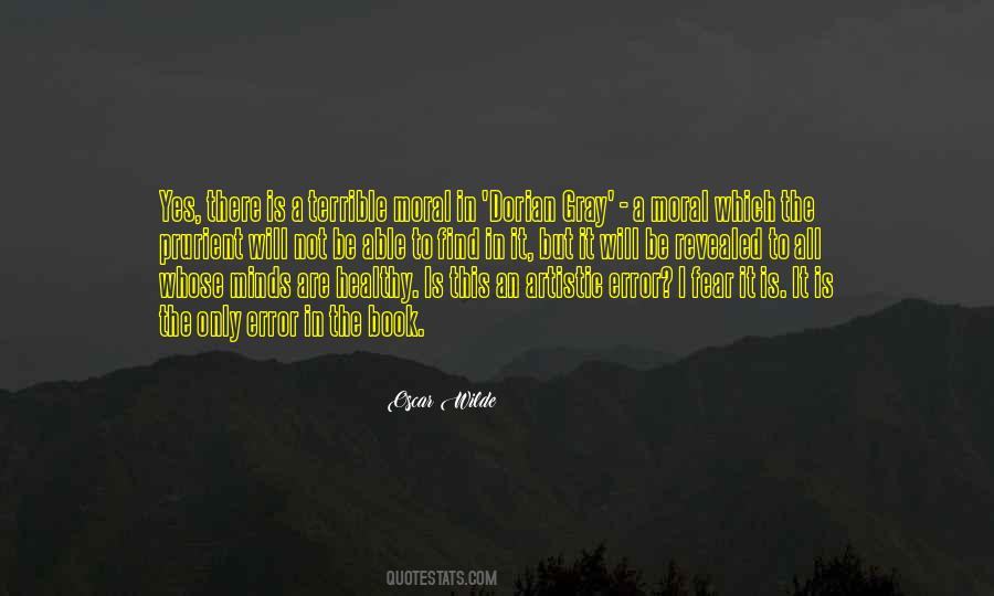 Dorian Gray Oscar Wilde Quotes #1422224