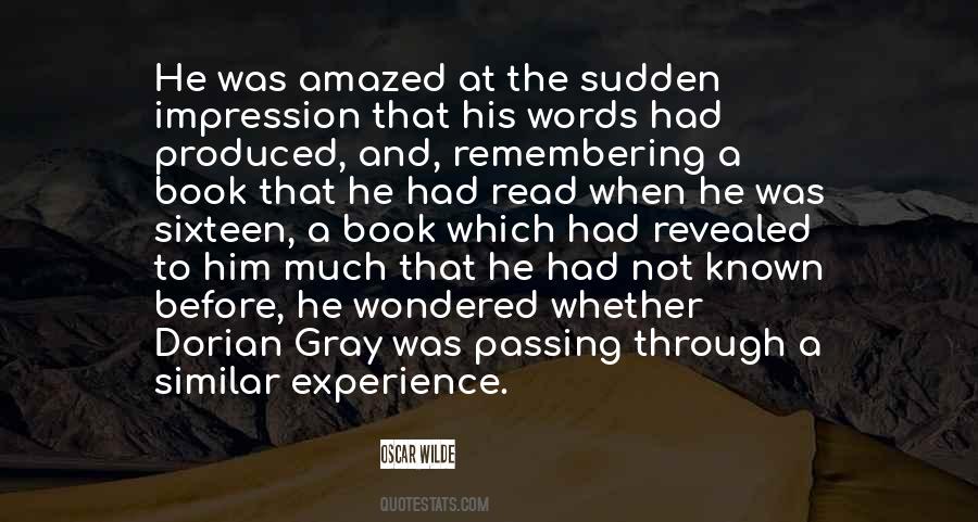 Dorian Gray Oscar Wilde Quotes #1530977