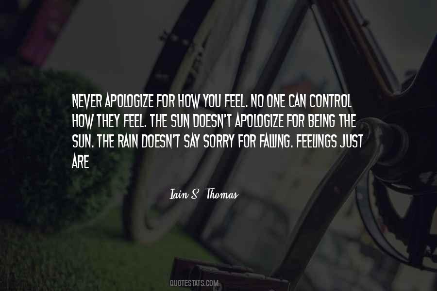 Sorry Life Quotes #1455068