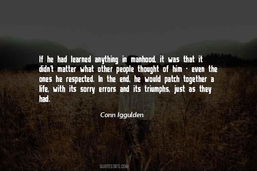 Sorry Life Quotes #372448
