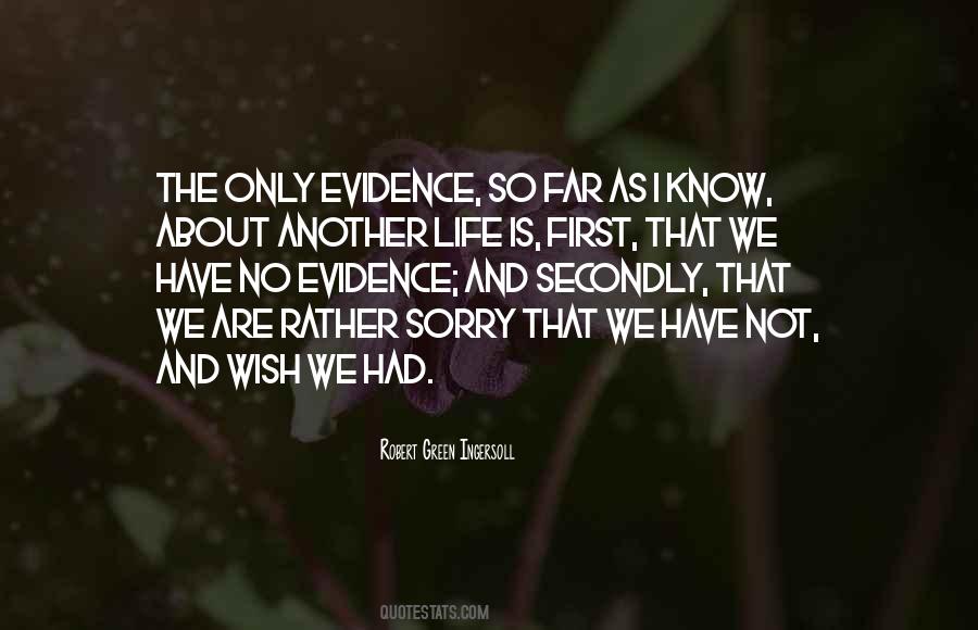 Sorry Life Quotes #524226