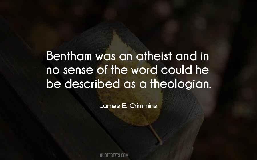 Best Bentham Quotes #833882